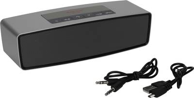 Robotek RB-02 Sliver Portable Bluetooth Mobile/Tablet Speaker