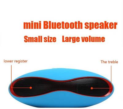 RoQ Mini-X6U Rugby Football Stereo Subwoofers Soccer Portable Blu...