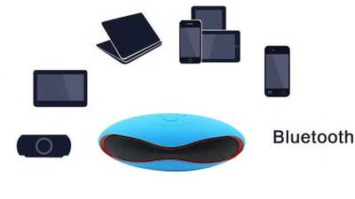 RoQ Mini-X6U Rugby Football Stereo Subwoofers Soccer Portable Blu...