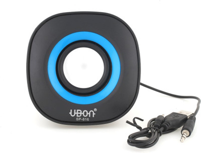 

Ubon SP-816A 3 W Portable Mobile/Tablet Speaker(Black, Mono Channel)