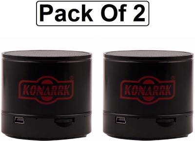 KONARRK SoundTube Portable Bluetooth Mobile/Tablet Speaker (Black, 3 Channel) 