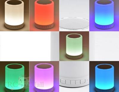 Axcess Touch Lamp with Music Player Romantic LED Portable Bluetooth Mobile/Tablet Speaker (Multicolor, 2.1 Channel) 