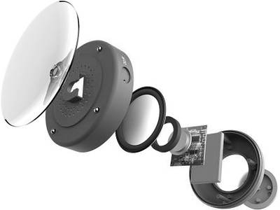 ELV 1 Wireless Stereo Shower Portable Bluetooth Mobile/Tablet Spe...