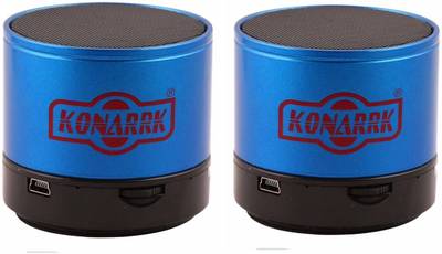 KONARRK SoundTube Portable Bluetooth Mobile/Tablet Speaker (Blue, 3 Channel) 