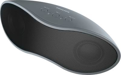 Philips IN-BT4200G/94 Portable Bluetooth Mobile/Tablet Speaker (Grey, 1 Channel) 