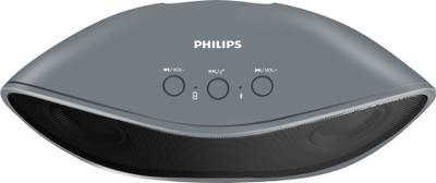 Philips IN-BT4200G/94 Portable Bluetooth Mobile/Tablet Speaker (Grey, 1 Channel) 