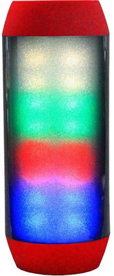 

MDI Mini Portable Wireless Bluetooth LED Flash Light Stereo Hifi 10 W Portable Bluetooth Speaker(Red, 2.1 Channel)