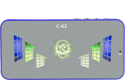 Spintronics C-62 LED 5 W Portable Bluetooth Speaker(Matte Blue, Mono Channel)