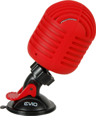 

Evio ROCKSOUND PS66 Mic Shape Wireless 3 W Portable Bluetooth Speaker(Red, Mono Channel)