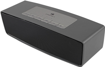 ZEBRONICS GROOVE 6 W Portable Bluetooth Speaker(Dark Silver, Black, Mono Channel)