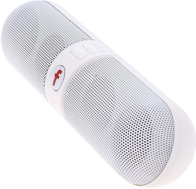 

VibeX ™ Fivestar F-808 Pill Design Multi-function Hi-Fi Support TF Card FM Handsfree 3 W Portable Bluetooth Speaker(White, Mono Channel)