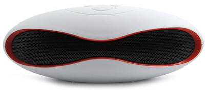 

Orcel Bluetooth With USB & Micro SD Card Slot Rechargeable Mini x6 Portable Bluetooth Laptop/Desktop Speaker(White, 2.1 Channel)