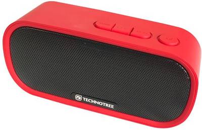 Technotree Pocket (SS-1703SP, 3W RMS) Red Portable Bluetooth Mobi...