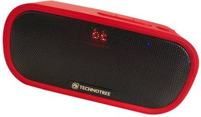 Technotree Pocket (SS-1703SP, 3W RMS) Red Portable Bluetooth Mobi...