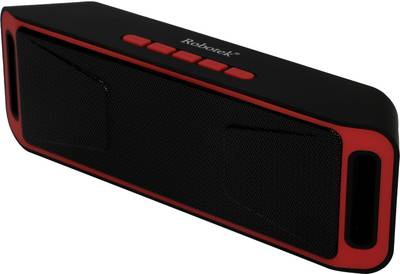 Robotek RB-03 Portable Bluetooth Mobile/Tablet Speaker (Red, 2.1 Channel) 