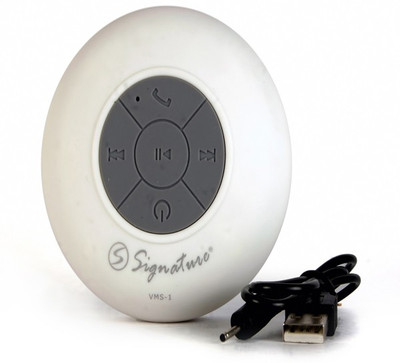 

Signature VMS01 2 W Portable Mobile/Tablet Speaker(White, Mono Channel)