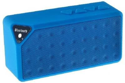 DGB Monk Portable Bluetooth Mobile/Tablet Speaker (Blue, 1 Channel) 