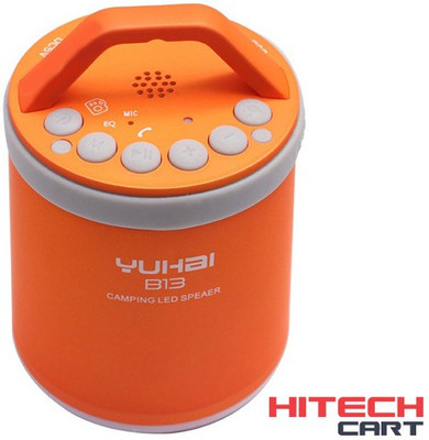 

HiTechCart Orange, 3.0 Channel 5 W Portable Bluetooth Speaker(Orange, Mono Channel)