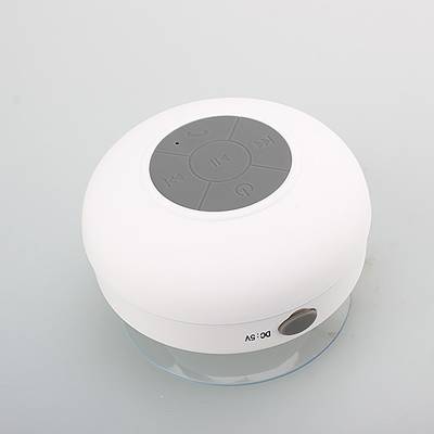 Burfa Wireless Bluetooth Waterproof Shower Portable Mobile/Tablet Speaker (White, 1.0 Channel) 