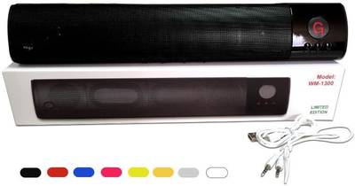 ROQ WM - 1300 HIGH BASS SOUND BAR Portable Bluetooth Mobile/Table...
