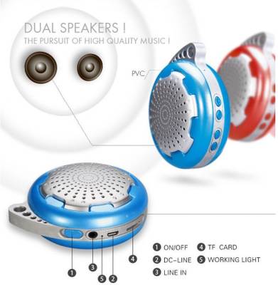 RoQ SOMHO S307 Portable Bluetooth Mobile/Tablet Speaker (Multicolor, 2.1 channel Channel) 