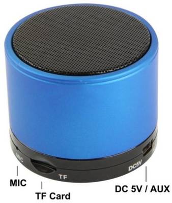 HAPS S10 Wireless Portable Mini Bluetooth Portable Bluetooth Mobile/Tablet Speaker (BLUE, Single Unit Channel Channel) 