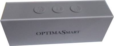 Optima Smart Boom Cuboid bluetooth portable music speaker White (OPM-220) Portable Bluetooth Mobile/Tablet Speaker (White, 1.0 Channel Channel) 
