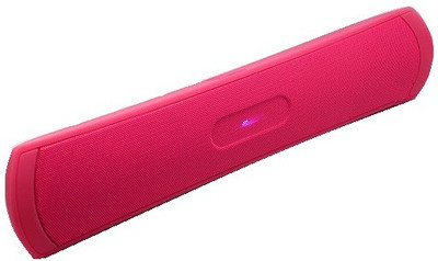 

A Connect Z B13AU-Great Sound-104 10 W Portable Bluetooth Speaker(Pink, 2.1 Channel)