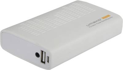 umeko 1 Vigour 2600 mAh White Portable Mobile/Tablet Speaker (White, 1.1 Channel) 
