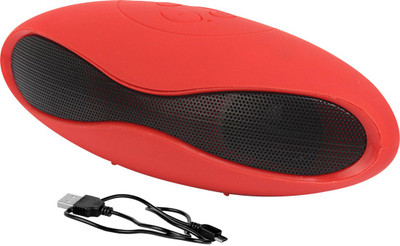 

Golddust Rugby 3 W Portable Bluetooth Speaker(Red, 2.1 Channel)