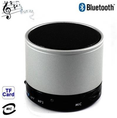 HAPS S10 Wireless Portable Mini Bluetooth Portable Bluetooth Mobile/Tablet Speaker (SILVER, Single Unit Channel Channel) 