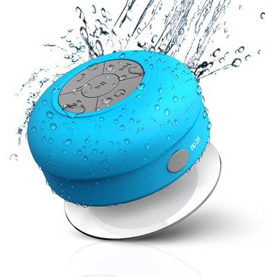 ELV Wireless Stereo Shower Speakers Portable Bluetooth Mobile/Tab...