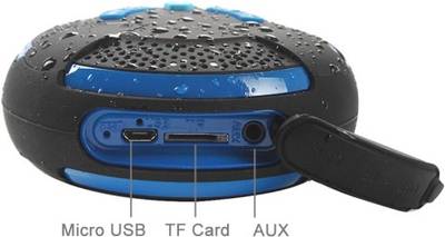 Zoook Sport Water Resistant Portable Bluetooth Mobile/Tablet Speaker (Black, 1 Channel) 