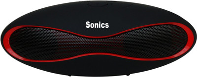 

Sonics IN-BT601 3 W Portable Bluetooth Speaker(Black, Red, 2.1 Channel)