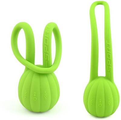 Shrih Mini Wireless Green Pumpkin Silicone Waterproof Portable Mo...