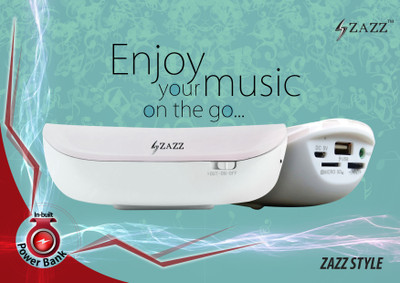 

Zazz ZAZZ Power Bank Bluetooth Speaker ZBS136 PINK Portable Bluetooth Speaker(PINK, Mono Channel)