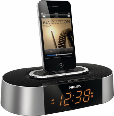 

Philips AJ7030D/12 Docking Speakers with Clock Radio and Alarm(2.0 Channel)