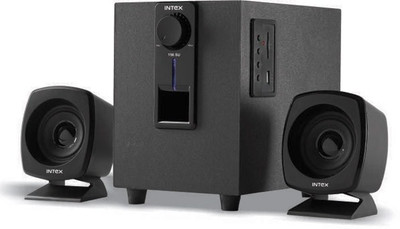 

Intex Speaker 156 15 W Home Audio Speaker(Black, 2.1 Channel)