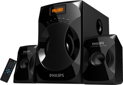 Philips Multimedia Speaker System Explode MMS4040F/94(Black, 2.1 Channel)