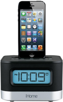 

iHome System With Lightning Dock For Iphone 5/Ipod W/ Fm 6 W Portable Laptop/Desktop Speaker(Black, Stereo Channel)