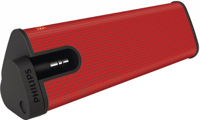 

Philips SBA1610 2 W Portable Mobile/Tablet Speaker(Red, Mono Channel)