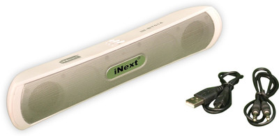 Inext IN-BT514 3 W Portable Bluetooth Speaker(White, Stereo Channel)