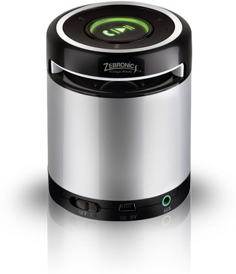 

Zebronics Bluetooth BT012 Roll 3 W Bluetooth Speaker(Silver, Mono Channel)