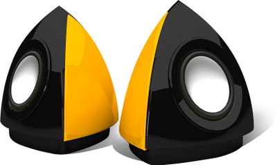 

Perx iCute 5 W Portable Laptop/Desktop Speaker(Yellow, 2.0 Channel)