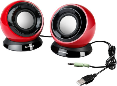 

Lenovo 2.0 Channel USB Speaker - M0520(Red, 2.0 Channel)