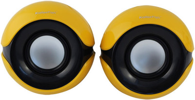 

KolorFish S620 4 W Portable Laptop/Desktop Speaker(Yellow, 2.0 Channel)