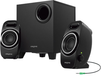 

Creative SBS A355 21 W Laptop/Desktop Speaker(Black, 2.1 Channel)