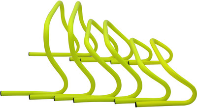 GSI 6 9 12 inch PVC Speed Hurdles(For Adults Pack of Pack of 6)