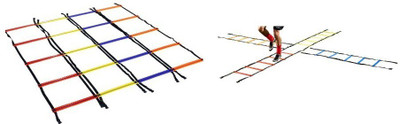 

Sahni Sports Multi Color Criss Cross Quad (2 Mtr x 4 Pc) Speed Ladder(Red, Yellow, Blue, Orange)