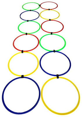 

Sahni Sports Agility Ring Ladder Pack Of 12 Hoop Set(Red, Blue, Yellow, Green)